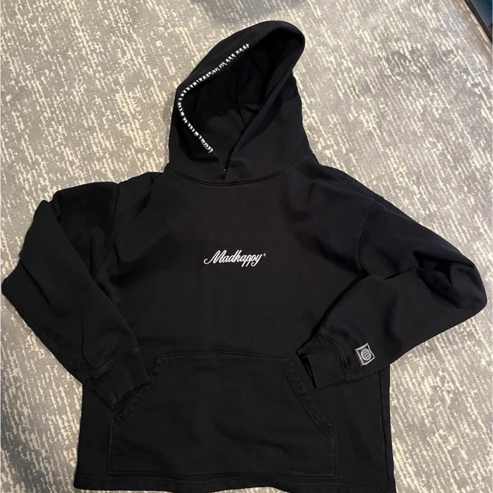 Madhappy Black Hoodie with Logo